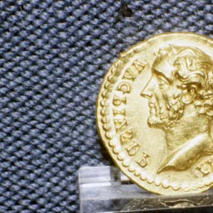 Gold Coin of Roman Emperor, Antonius Pius, 138-161