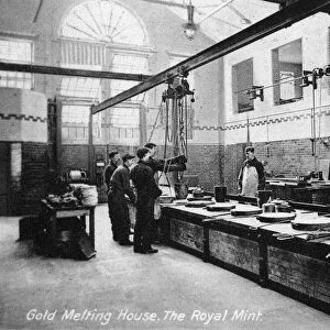 Gold Melting House, the Royal Mint, Tower Hill, London, early 20th century
