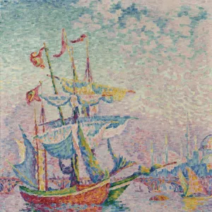 The Golden Horn. The Bridge, 1907. Artist: Signac, Paul (1863-1935)