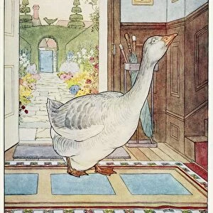 Goosey, Goosey Gander, Where Shall I Wander?, from A Nursery Rhyme Picture Book, pub