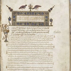 Gospel Book with Commentaries, c. 1000-1100. Creator: Unknown