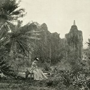 Gothic Ruin in Barrackpore Garden, c1870, (1925). Creator: Unknown