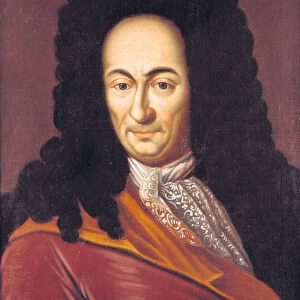 Gottfried Wilhelm Leibniz (1646-1716), c. 1710. Creator: Anonymous