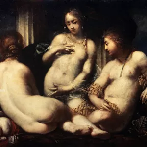 The Three Graces, 1650s. Artist: Sebastiano Mazzoni