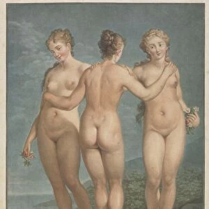 The Three Graces, 1786. Creator: Jean Francois Janinet (French, 1752-1814)