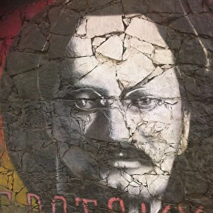 Graffiti of Leon Trotsky. Artist: Anonymous