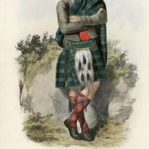 Graham, from The Clans of the Scottish Highlands, pub. 1845 (colour lithograph)