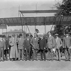 Grahame-White Flights, 1910. Creator: Harris & Ewing. Grahame-White Flights, 1910. Creator: Harris & Ewing