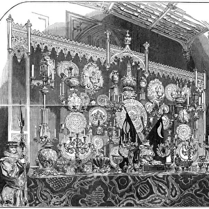 The Grand Buffet, St. Georges Hall... 1844. Creator: Unknown