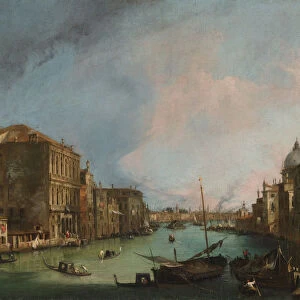 The Grand Canal in Venice, 1723. Artist: Canaletto (1697-1768)