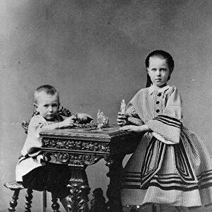 Grand Duke Sergei Alexandrovich and Grand Duchess Maria Alexandrovna of Russia, 1860
