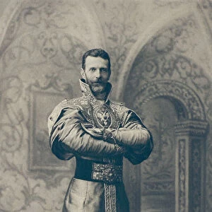 Grand Duke Sergei Alexandrovich of Russia (1857-1905) in the princely garment of the 17th century, 1