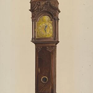 Grandfather Clock, c. 1939. Creator: Amos C. Brinton