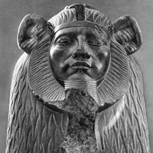 A granite sphinx of King Amenemhat III, c1820 BC (1936)