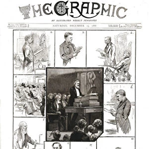 The Graphic, Front Cover Saturday December 15. 1888, 1888. Creator: Unknown