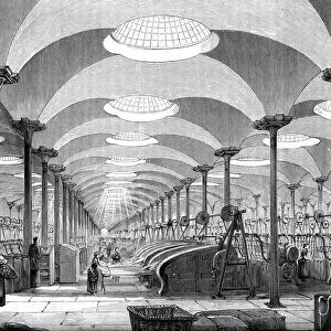 Great hall in Messrs Marshalls flax mill, Leeds, c1880