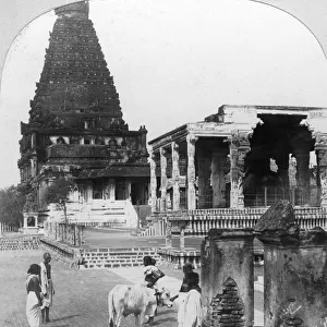 The Great Pagoda of Tanjore (Thanjavur), India, 1902. Artist: BL Singley