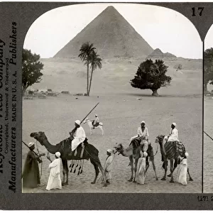 The Great Pyramid of Giza, Egypt, 1905. Artist: Underwood & Underwood