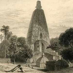 Great Temple at Bode Gyah, 1835. Creator: William Daniell