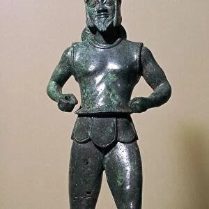 Greek bronze warrior from Dodona, 6th century BC