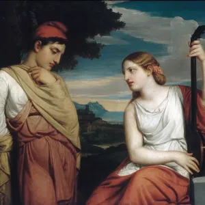The Greek Lovers, 1846. Creator: Henry Peters Gray