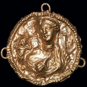 Greek pendant with bust of Aphrodite