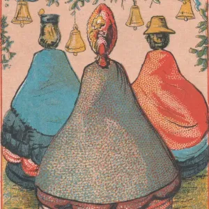 Greeting Card, 1866. Creator: Charles Henry Bennett Greeting Card, 1866. Creator: Charles Henry Bennett