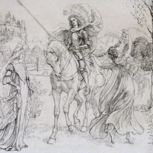 Greeting the Knight, c1880-1932. Artist: Armand Point