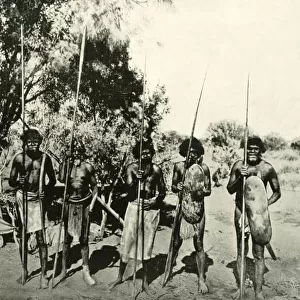 Group of Aboriginal Men, Queensland, Australia, 1901. Creator: Unknown
