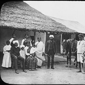Group of Indian coolies, South Africa, c1890