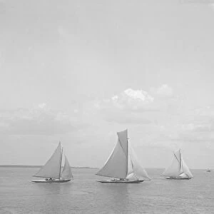 Group of yachts. Creator: Kirk & Sons of Cowes