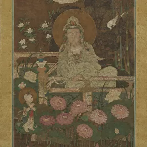 Guanyin as the Nine-Lotus Bodhisattva, 1593. Creator: Unknown