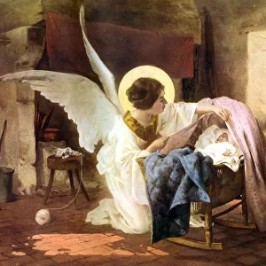 The Guardian Angel, 1926. Artist: Louis Tessier