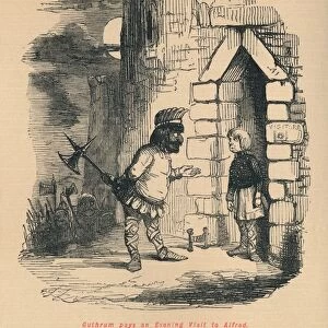 Guthrum pays an Evening Visit to Alfred, c1860, (c1860). Artist: John Leech