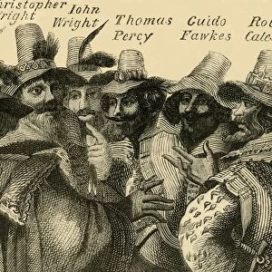 Guy Fawkes and the Conspirators, (c1872). Creator: Unknown