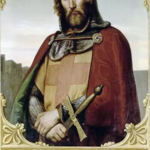 Guy of Lusignan, King of Jerusalem and Cyprus. Artist: Picot, Francois-Edouard (1786-1868)