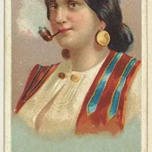 Gypsy Girl, from Worlds Smokers series (N33) for Allen & Ginter Cigarettes, 1888