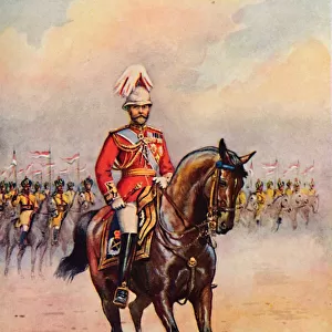 H. M. King George in India, 1913. Artist: AC Lovett