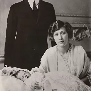 H. R. H. Princess Mary & Viscount Lascelles with their Son, George Henry Hubert Lascelles