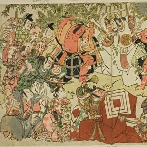 Hagitsubo - A Parody of Shibaraku, 1785 (?). Creator: Torii Kiyonaga