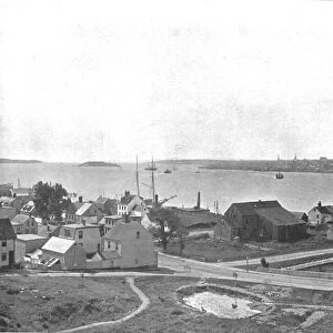 Halifax Harbour, Nova Scotia, from Dartmouth, Canada, c1900. Creator: Unknown