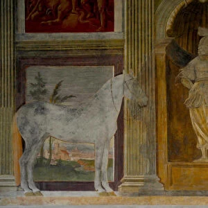 The Hall of Horses (Sala dei Cavalli) in the Palazzo del Te, 1526-1534. Artist: Romano, Giulio (1499-1546)