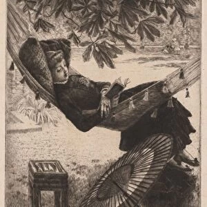 The Hammock, 1880. Creator: James Tissot (French, 1836-1902)