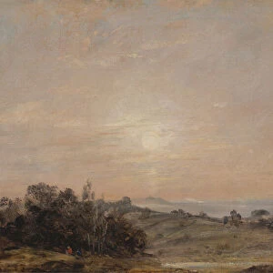 Hampstead Heath looking towards Harrow, 1821 to 1822. Creator: John Constable