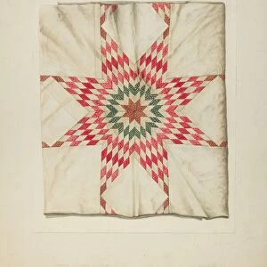 Hand Made Quilt, c. 1938. Creator: Wilford H. Shurtliff
