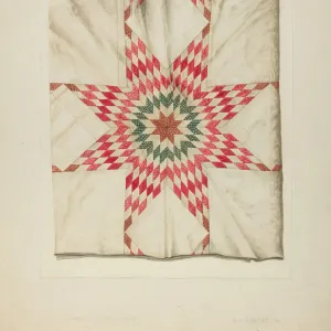 Hand Made Quilt, c. 1938. Creator: Wilford H. Shurtliff