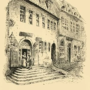 Handels birthplace, Halle, Saxony, 1907. Creator: Unknown