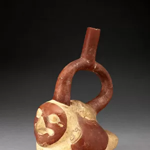 Handle Spout Vessel in the Form of a Bird, 100 B. C. / A. D. 500. Creator: Unknown