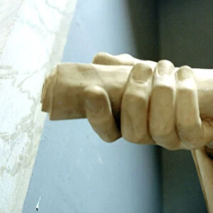 Detail of one of the hands from a statue of the Roman Emperor Titus. Artist: A Lorenzini