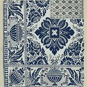 Handwoven Coverlet, 1936. Creator: Hazel Sheckler